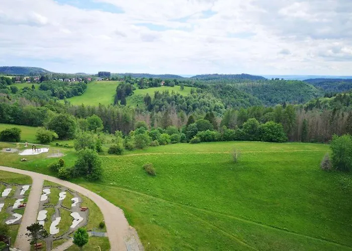 Harzblick - Traumaussicht & Schwimmbad Апартаменты Хоегайс