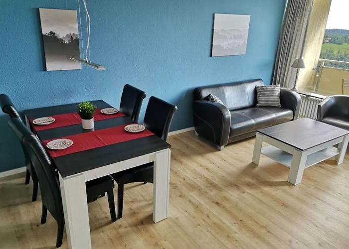 Апартаменты Harzblick - Traumaussicht & Schwimmbad *